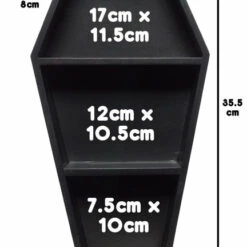 Cheapest ❤️ SOURPUSS Gothic Homewares Coffin [Pink] | SHELF ✔️ -Spooky Stuff Store sourpuss coffin shelf diagram d6afd737 a227 4662 8155 da8d94f60f86 700x700