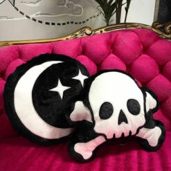 Cheapest ⭐ SOURPUSS Gothic Homewares Furry Moon & Stars | PILLOW ⭐ -Spooky Stuff Store sourpuss furry moon stars pillow 3 4e83460f 8a9f 4dd4 83a1 f08d6e2f003d 700x700