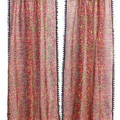 New 🔥 SOURPUSS Gothic Homewares Pink Leopard | WINDOW CURTAINS* 😀