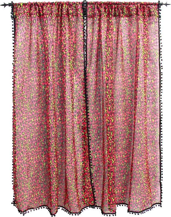 New π₯ SOURPUSS Gothic Homewares Pink Leopard | WINDOW CURTAINS* π 3 New π₯ SOURPUSS Gothic Homewares Pink Leopard | WINDOW CURTAINS* π - Image 3