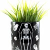 Outlet 👏 SOURPUSS Gothic Homewares Skeleton | CERAMIC PLANTER ⭐