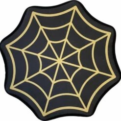 Deals 👍 SOURPUSS Gothic Homewares Spiderweb [Black/Cream] | BATH MAT 😉