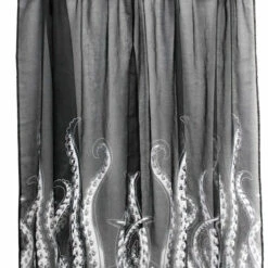 Best Pirce 😀 SOURPUSS Gothic Homewares Tentacles [Black/White] | WINDOW CURTAINS ✨ -Spooky Stuff Store sourpuss tentacles black white window curtains 2 c913dd0a 62ef 4d9d ac06 9e653d9b3932 700x700