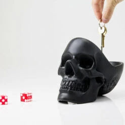 Best Pirce 🥰 SUCK UK The Nightmare Before 😍 Christmas Skull | BOWL [BLACK] ⌛ -Spooky Stuff Store suk uk black skull bowl 5 700x700