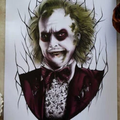 Wholesale 😍 THE BLACK CVLT Beetlejuice | ART PRINT 🔔