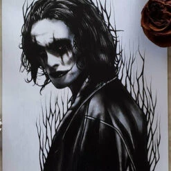Top 10 ⭐ THE BLACK CVLT Gothic Homewares Eric Draven | The Crow ART PRINT 😍