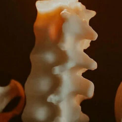 Wholesale 🎁 THE BLACKENED TEETH Gothic Homewares Spine [Ivory] | SCENTED CANDLE ✔️ -Spooky Stuff Store the blackened teeth spine ivory scented candle 1 ebf53d43 2cf1 4e65 8fa8 730eabd531ea 700x700