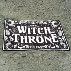 Deals ⭐ TOO FAST APPAREL Ghosts Witch Throne | BEACH TOWEL ❤️ -Spooky Stuff Store too fast apparel witch throne shaped beach towel 2 d6126f02 170c 4955 b5a5 8d79319f5d66 700x700