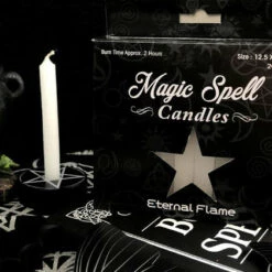 Promo 🎉 MAGIC SPELL CANDLES Gothic Homewares Eternal Flame [White] | SPELL CANDLE 👏 -Spooky Stuff Store white f4967684 e365 4035 88f0 b5f14c5e872c 700x700