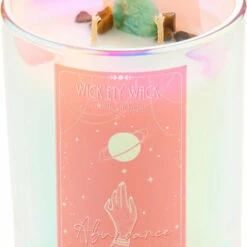 Coupon ❤️ WICK’ETY WACK Gothic Homewares Manifestation [Abundance] | CRYSTAL CANDLE ✨