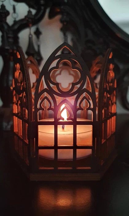 Promo ⭐ WIXCRAFT CANDLES Gothic Homewares Cathedral | TEALIGHT HOLDER ✔️ 1 Promo ⭐ WIXCRAFT CANDLES Gothic Homewares Cathedral | TEALIGHT HOLDER ✔️